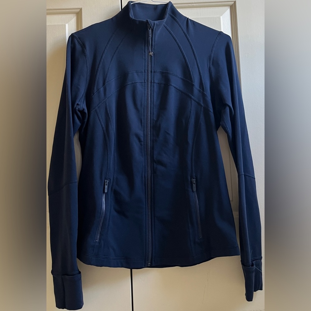 🍒LULULEMON sz 12 Classic DEFINE Jacket TRUE NAVY BLUE *LUON